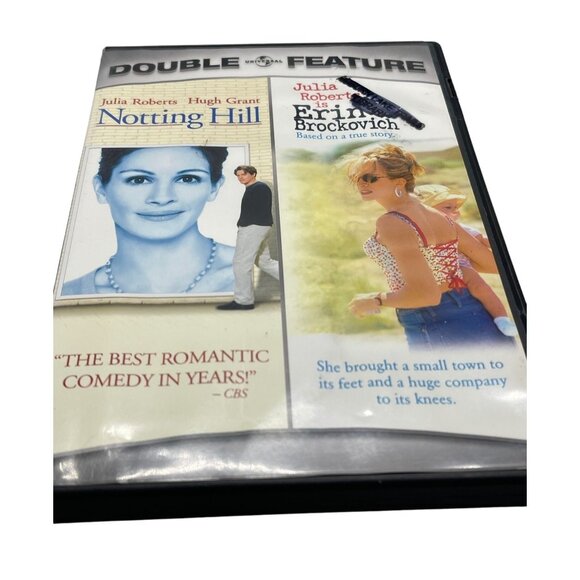 Double Feature Notting Hill Polygram Films PG-13 124 mins Erin Brockovich READ - Picture 1 of 5